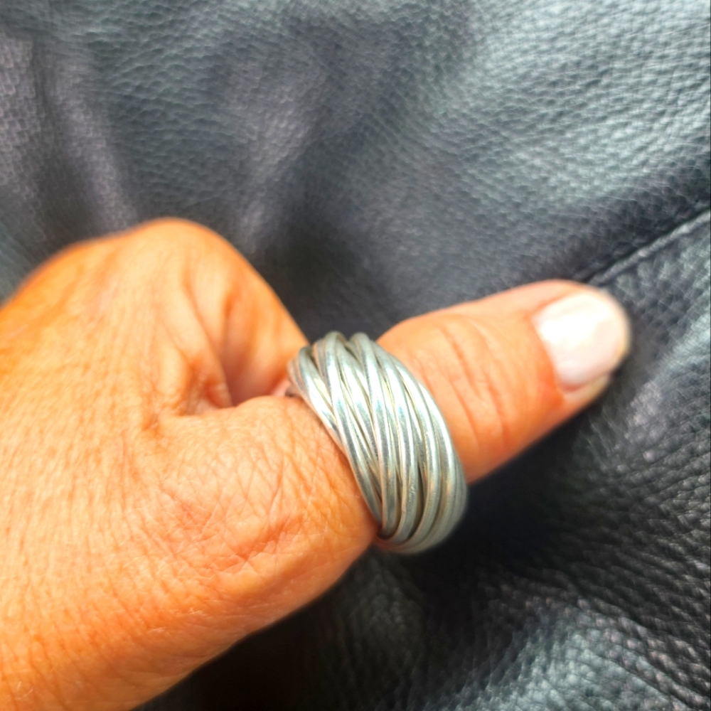 Sterling Silver Rolling Ring